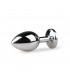 METAL PLUG M WITH PINK SILVER STONE