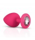 SET 3 PLUGS SILICONA CON PIEDRA