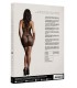 BLACK NET NECK MINI DRESS, ONE SIZE