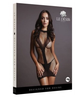 SCHWARZES NETZKLEID EINZELGRÖSSE