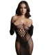 BLACK NET SLEEVE DRESS SINGLE SIZE