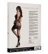 MINI DRESS WITH BLACK NETWORK DESIGN, ONE SIZE