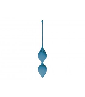 2 boules chinoises bleues E2 DUO + 1 lubrifiant à base d'eau bio 50 ml