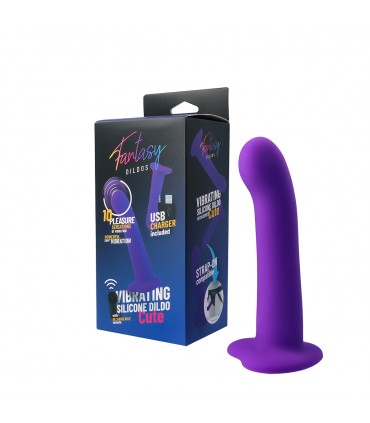 Gode vibrant en silicone « mignon » avec télécommande
