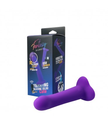Gode vibrant en silicone « mignon » avec télécommande