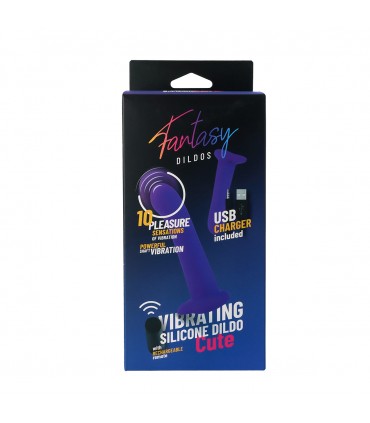 Gode vibrant en silicone « mignon » avec télécommande