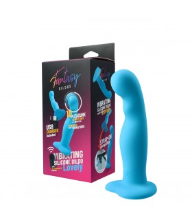 DILDO VIBRANTE IN SILICONE "LOVELY" CON TELECOMANDO