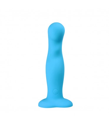 VIBRATING SILICONE DILDO "LOVELY" W/ REMOTE CONTROL