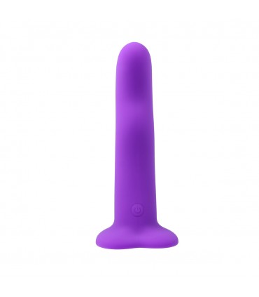 VIBRATING SILICONE DILDO "SWEET" W/ REMOTE CONTROL