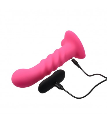 DILDO VIBRANTE IN SILICONE "PINKY" CON TELECOMANDO