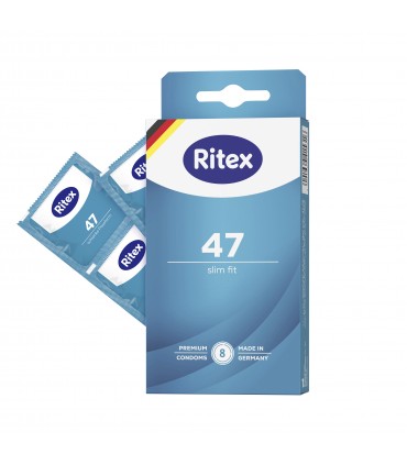 PRÉSERVATIFS RITEX 47 MM 8 UNITÉS