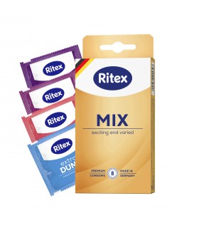 RITEX PRÉSERVATIFS MIX 8 UNITÉS