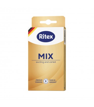 RITEX PRÉSERVATIFS MIX 8 UNITÉS
