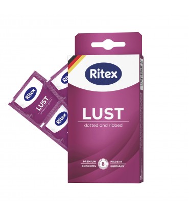 PRÉSERVATIFS RITEX LUST 8 UNITÉS