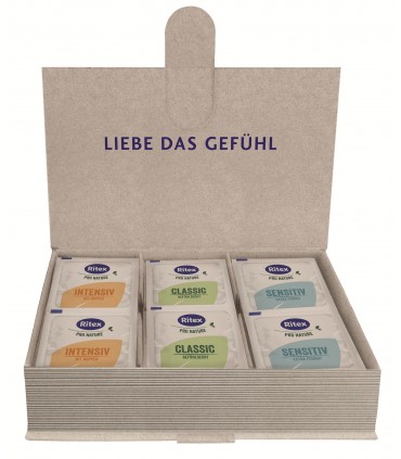 Préservatifs Ritex Pro Nature Love Stories, 42 unités