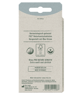 PRESERVATIVI RITEX PRO SENSITIV 8 UNITÀ