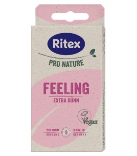 PRÉSERVATIFS RITEX PRO FEELING 8 UNITÉS