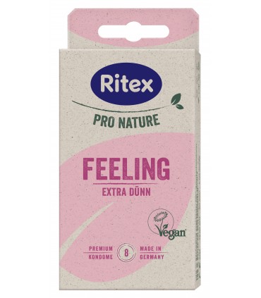 PRÉSERVATIFS RITEX PRO FEELING 8 UNITÉS