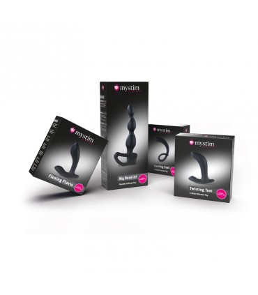 MYSTIM FLEXING FLAVIO - CON E-STIM - NERO