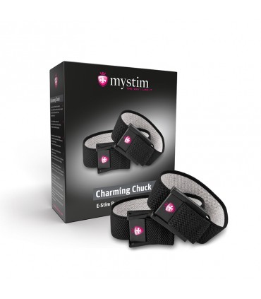 MYSTIM CHARMING CHUCK - SET DI 2 CINTURINI CON ADATTATORE DA 2 MM