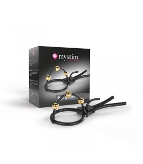 MYSTIM PEARLY PETE - CORONA STRAP WITH GOLDEN BALLS