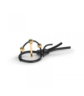 MYSTIM PLUNGING PETE - CORONA STRAP WITH URETHRAL SOUND
