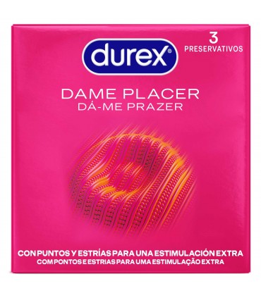 DUREX CONDOMS GIVE ME PLEASURE 3 UNITS