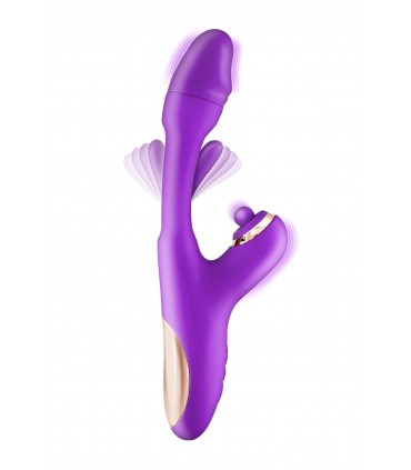 VIBRATEUR JOYFULLY TRIPLE STIMULATION VIOLET