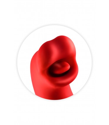 VIBRATEUR KISSY TRIPLE STIMULATION ROUGE