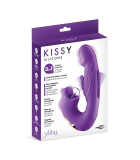 Kissy Dreifach-Stimulationsvibrator Lila