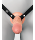 5" Silikon-Hohl-Strap-On mit doppelter Dichte
