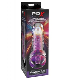 VIEWTUBE XXL SEE-THRU EZ-GRIP LED STROKER