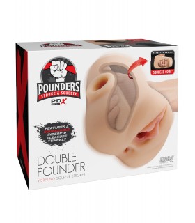 DOPPEL-POUNDER VIBRIERENDER SQUEEZE-STROKER