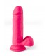 VIBRADOR REALÍSTICO &quot;R12&quot; ROSA 16,7CM C/ CONTROL REMOTO