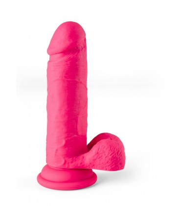 VIBRADOR REALÍSTICO &quot;R12&quot; ROSA 16,7CM C/ CONTROL REMOTO