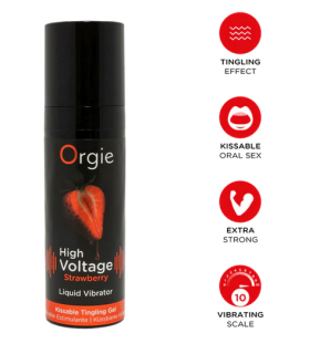 HOCHSPANNUNG ERDBEERE FLÜSSIGVIBRATOR 15 ML