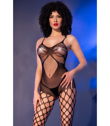 CR4854 BLACK BODYSTOCKING