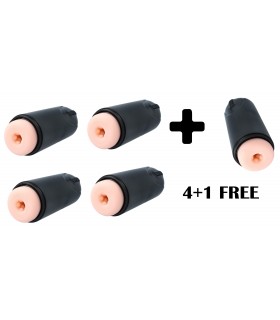4+1 M1 MASTURBATOR SAUG / AUF UND AB / VIBRATION FLESH USB