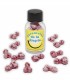 PACK OF 12 JARS OF 10 UNITS OF STRAWBERRY-CHERRY PITO DE LA ALEGRIA CANDIES