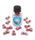PACK 12 POTS DE 10 UNITÉS BONBONS JEUNESSE MÈCHE FRAISE-CERISE