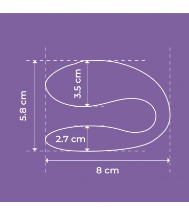 VIBRATEUR POINT G & CLITORIAL E12 VIOLET