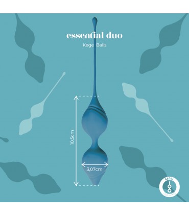 CHINESISCHE BÄLLE E2 DUO BLAU