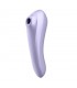 SATISFYER DUAL PLEASURE SUCCIONADOR Y VIBRADOR APP MALVA