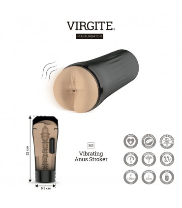MASTURBADOR M3 VIBRADOR ANO USB FLESH