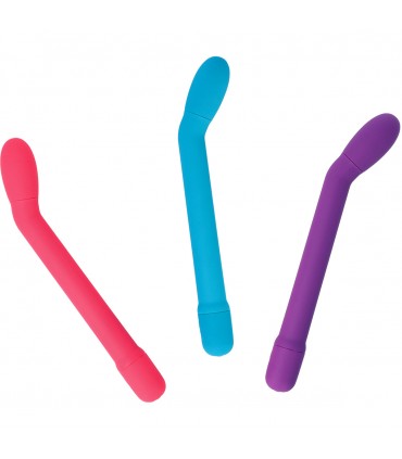 PACK 25 UNITS CARESS G-SPOT VIBRATOR BLUE