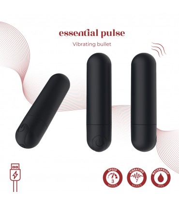 CONFEZIONE DA 25 UNITÀ PULSE BULLET VIBRANTE RICARICABILE