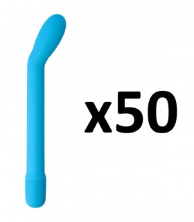 50er-Packung CARESS G-Punkt-Vibrator, blau