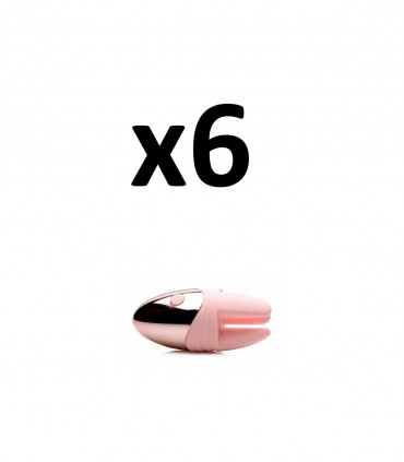 6er-Packung CARESS USB-SILIKON-ROTATIONS-MASSAGEGERÄTE