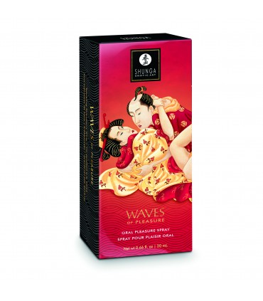 SHUNGA Mundspray Waves Pleasure 20 ml Erdbeeren Champagner