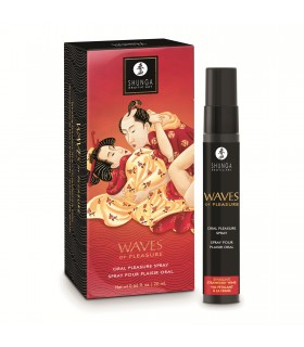SPRAY BUCCAL SHUNGA WAVES PLEASURE 20 ML FRAISES CHAMPAGNE